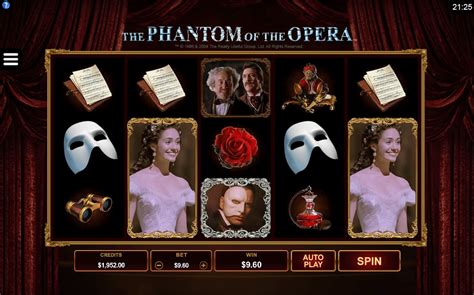 Play online slot The Phantom of the Opera at Unibet Casino.